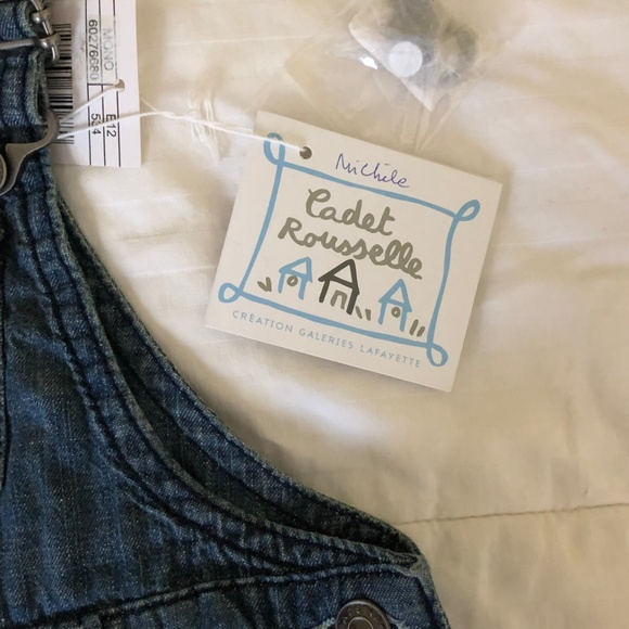 Cadet Rousselle Baby Boy Jean Overalls 18 mths NWT - Picture 4 of 7